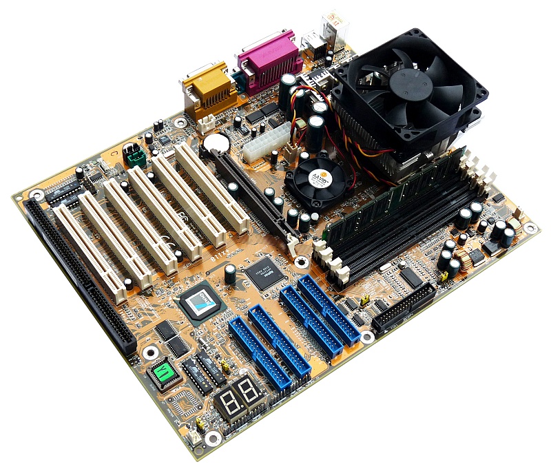 AMD Athlon Thunderbird with KT133A board