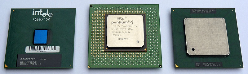Celeron Coppermine, Pentium 4 Willamette, Pentium III-S Tualatin