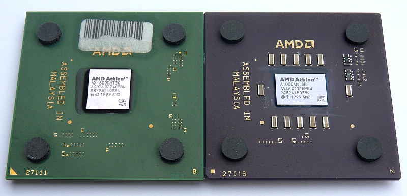 AMD Athlon Thunderbird and Athlon XP Palomino