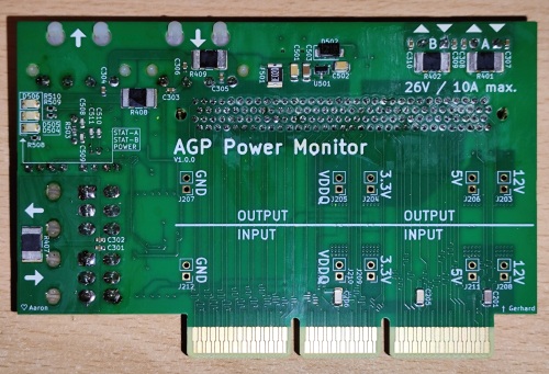 AGP Power Monitor - back