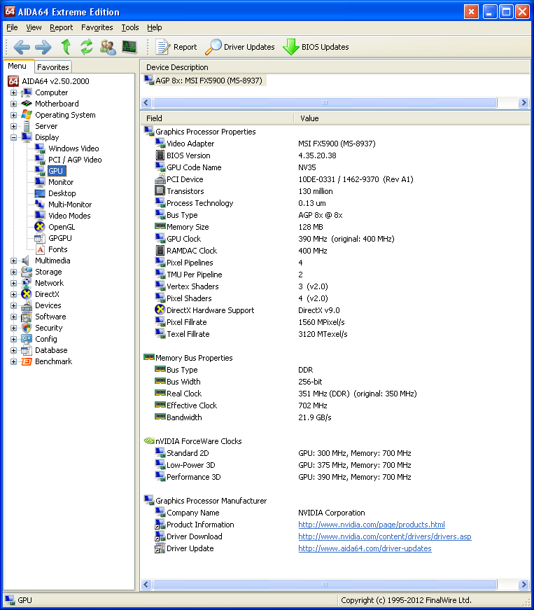 GeForce FX 5900 XT