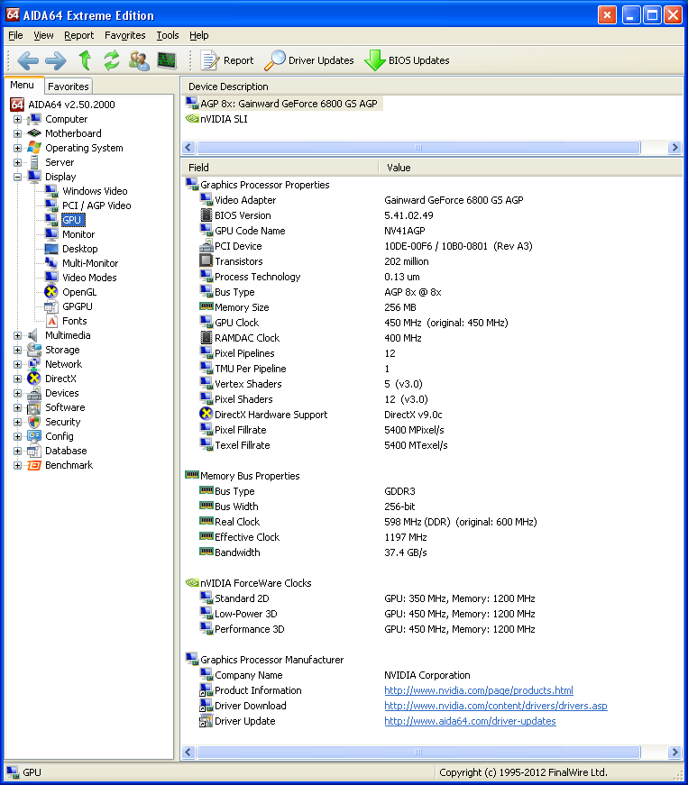 GeForce 6800 GS