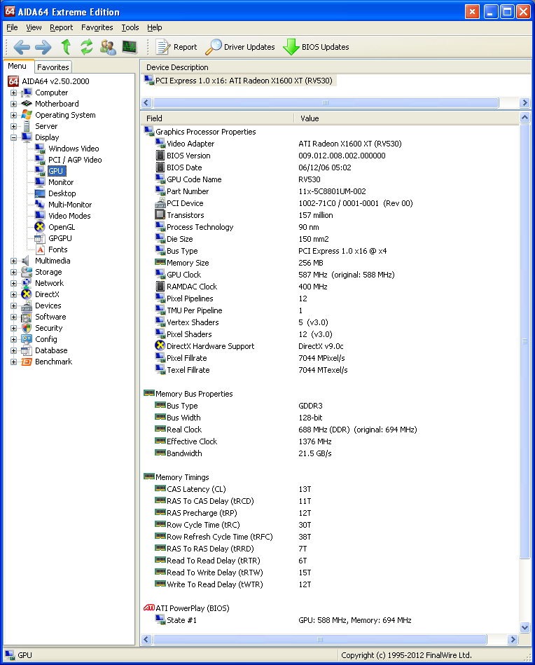 Radeon X1600 XT