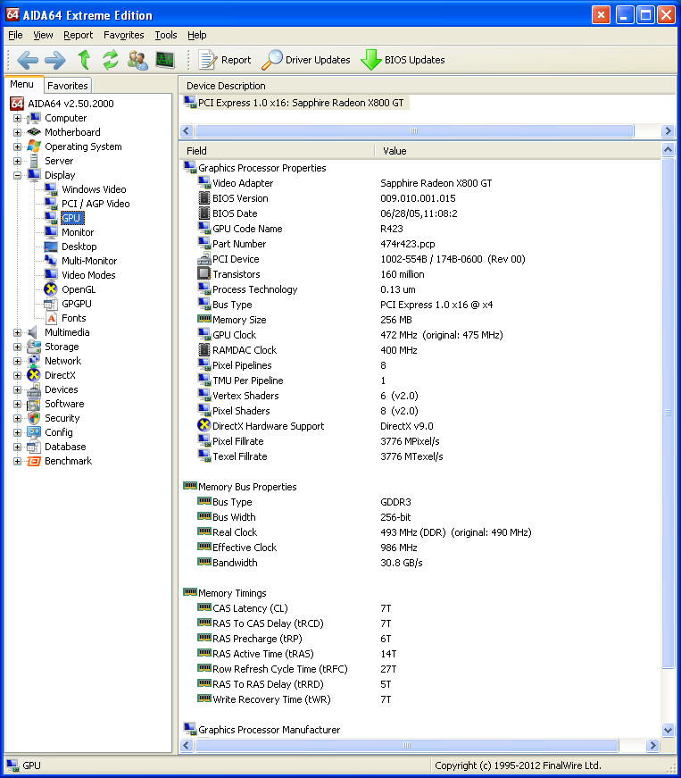 Radeon X800 GT