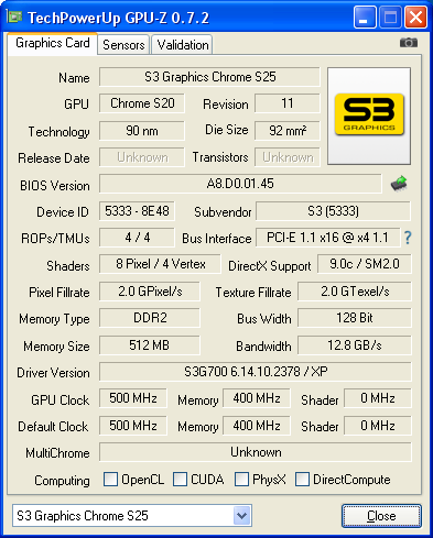 Chrome S25