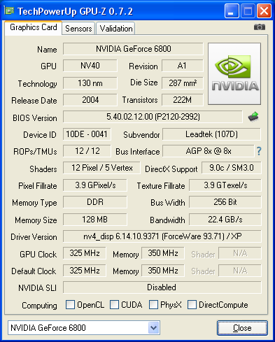 GeForce 6800