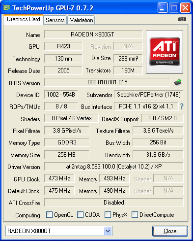 Radeon X800 GT