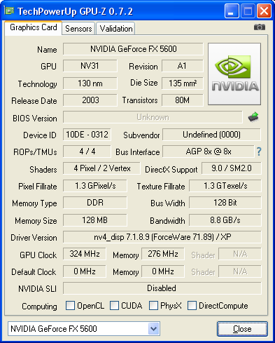 GeForce FX 5600