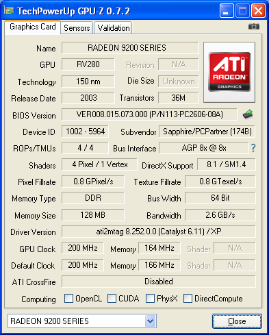 Radeon 9200 SE