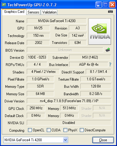 GeForce4 Ti4200