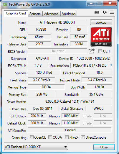 Radeon HD 2600 XT