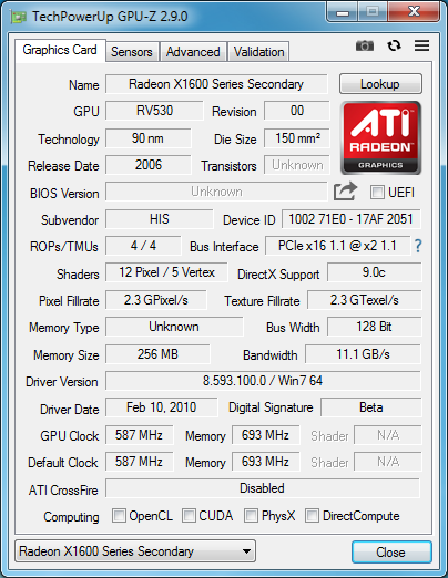 Radeon X1600 XT