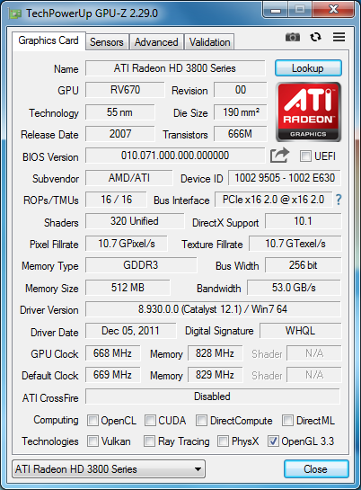 Radeon HD 3850