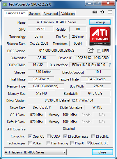 Radeon HD 4830