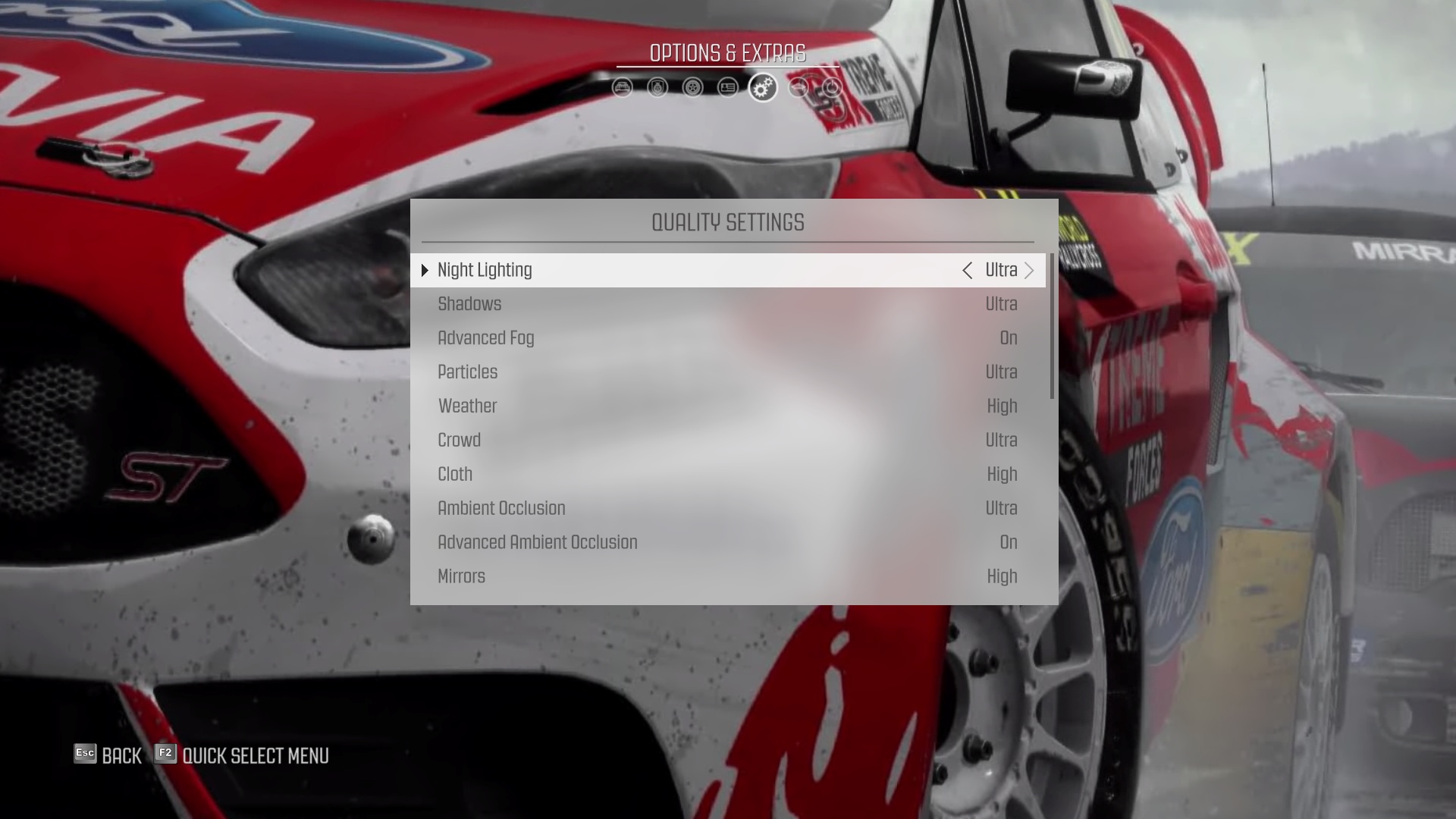 Dirt Rally Settings