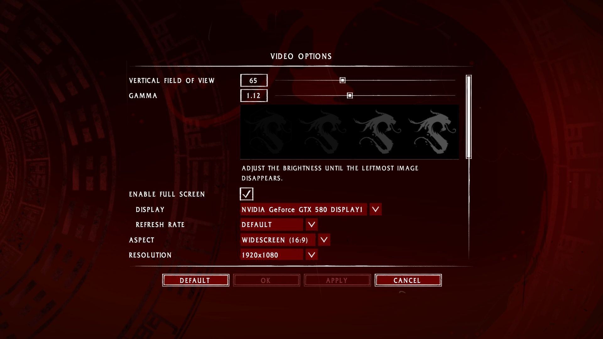 Shadow Warrior (2013) Settings