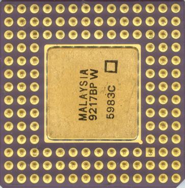 AMD Am386 DXL-40 (back side)