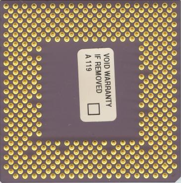 AMD Athlon 1000 (back side)