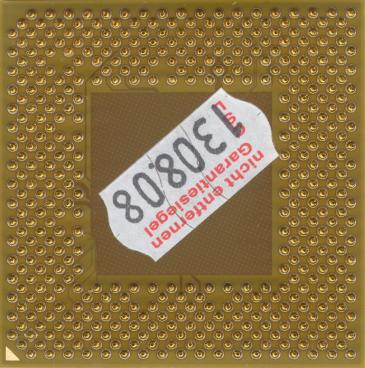 AMD Duron 1800 (back side)