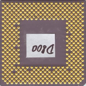 AMD Duron 800 (back side)