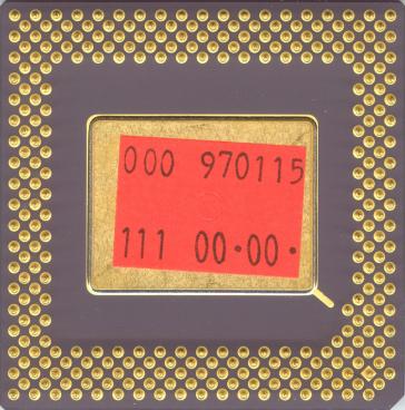 AMD K5 PR75 (back side)