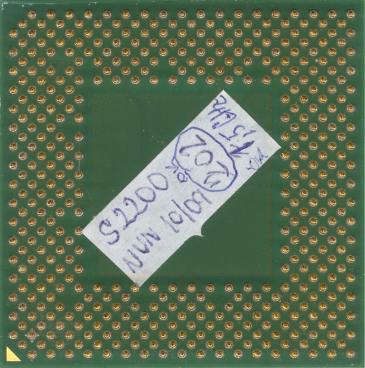 AMD Sempron 2200+ (Thorton) (back side)