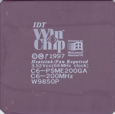IDT WinChip C6 200
