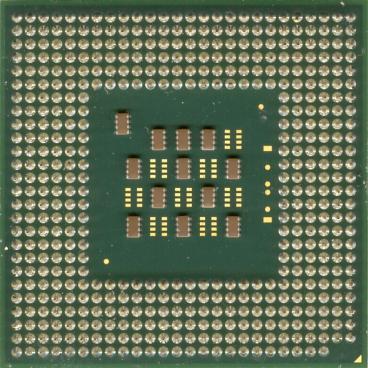 Intel Celeron 2.1 GHz (back side)