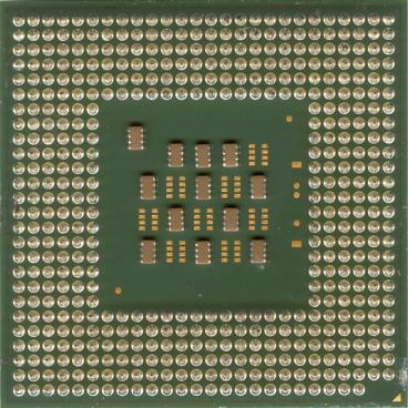 Intel Celeron 2.6 GHz (back side)