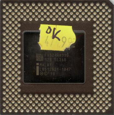 Intel Celeron 333 (back side)