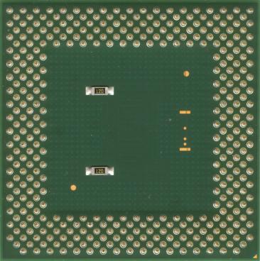 Intel Celeron 533A (back side)