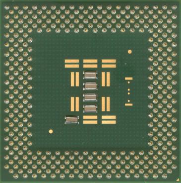 Intel Celeron 700 (back side)