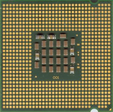 Intel Celeron D 336 (back side)