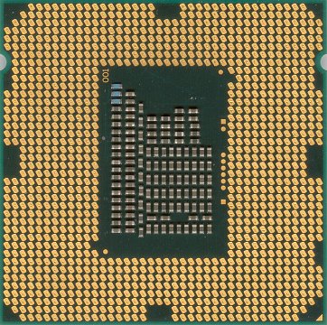 Intel Celeron G550T (back side)