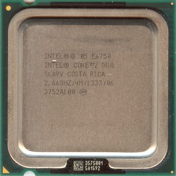 Intel Core 2 Duo E6750