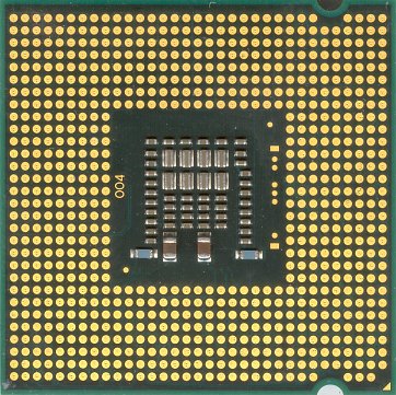 Intel Core 2 Duo E7500 (back side)