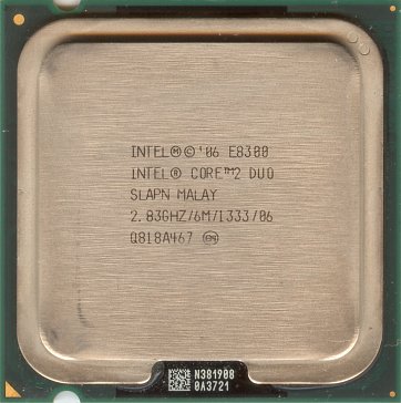 Intel Core 2 Duo E8300