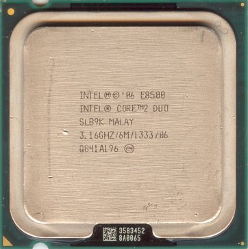 Intel Core 2 Duo E8500