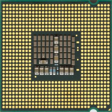 Intel Core 2 Quad Q6600 (back side)
