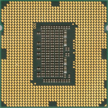 Intel Core i5-760 (back side)