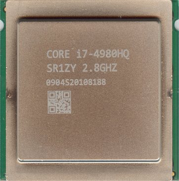 Intel Core i7-4980HQ (LGA 1150 mod)