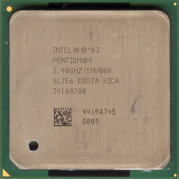 Intel Pentium 4 3.4 GHz Prescott