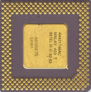 Intel Pentium 75 (back side)