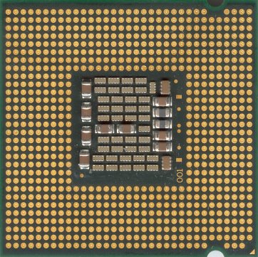 Intel Pentium D 915 (back side)
