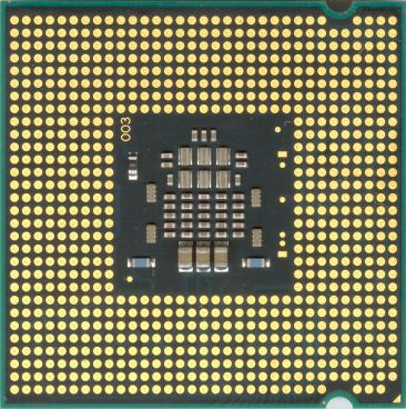 Intel Pentium E2180 (back side)