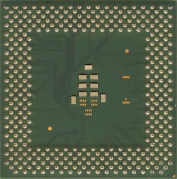 Intel Pentium III-S 1400 (back side)