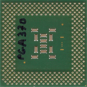Intel Pentium III 650 (back side)