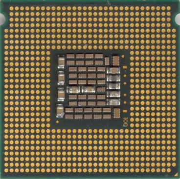 Intel Xeon 5080 (back side)