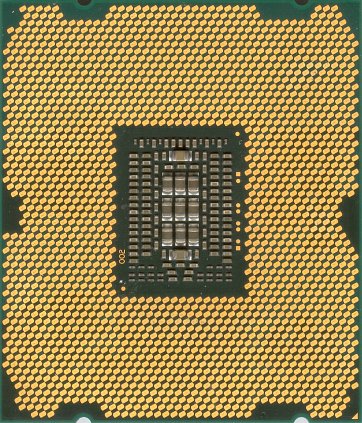 Intel Xeon E5-1660 (back side)