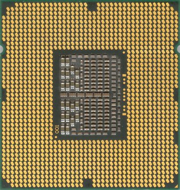 Intel Xeon X5560 (back side)